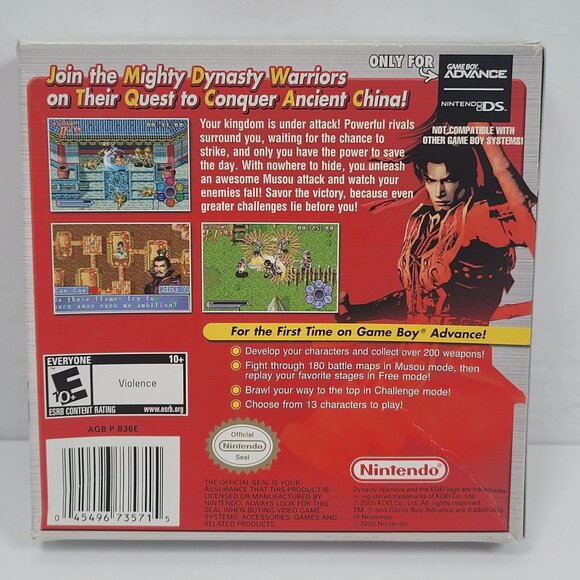 Dynasty Warriors Advance Game Boy Advance - Picture 2 of 5